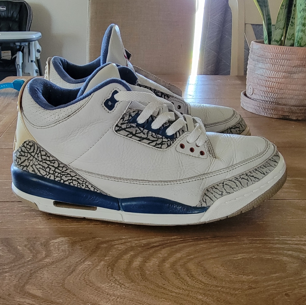 2001 Jordan 3 True Blue Restoration Project Size 12